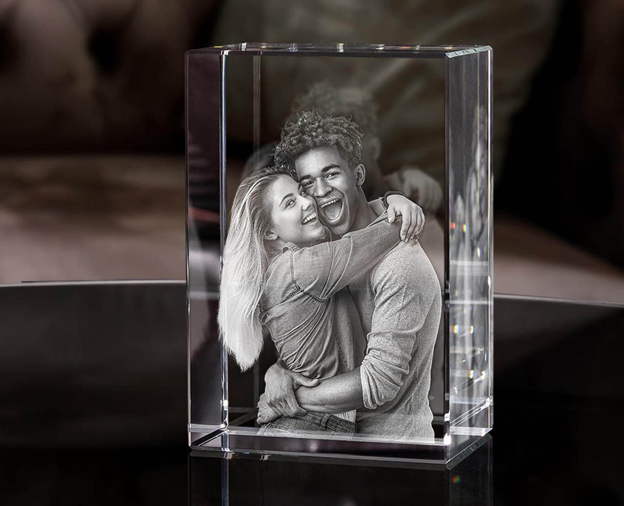 3D Photo Crystals by Masterpics | Custom Gifts With Picture Inside